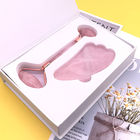 Kits anti-vieillissement de massage de Gua Sha avec Jade Roller faciale pour réduire des rides, oeil Puffine