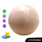 Boule anti-déflagrante du yoga 17.7inch de la forme physique 45cm de PVC avec la boule de yoga d'équipement d'exercice de boule d'exercice de compresseur