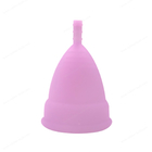 Taille menstruelle de la tasse 1PC de silicone mou coloré de soins de santé S L pour l'hygiène féminine