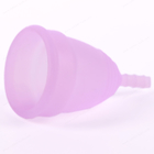 La période réutilisable menstruelle de silicone médical met en forme de tasse le doux 2pcs flexible avec 1 stockage