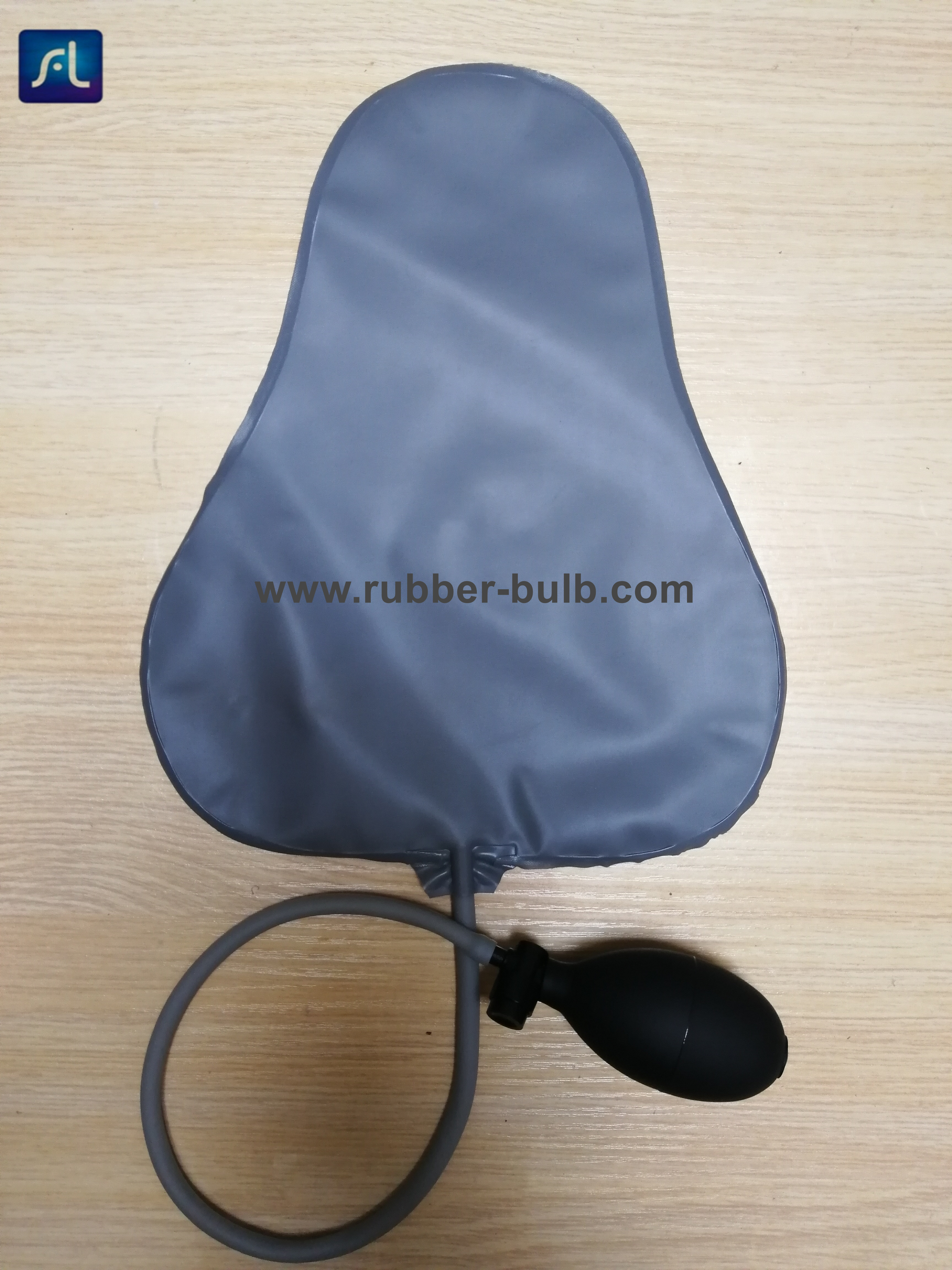 Vessie ou coussin d'air gonflable de PVC avec le tube simple de 44.05cm pour l'appui lombaire