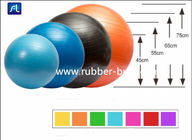 Équipement de boule d'exercice de boule de forme physique de boule d'équilibre de yoga du matériel 600g 75cm de PVC d'OEM