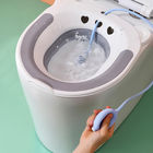 Bath de Sitz avec le thermomètre pour le traitement de hémorroïdes de siège des toilettes, soin puerpéral, Yoni Steam Kit For Women pliant