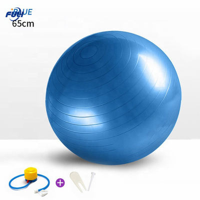 Anti boule éclatée écologique de yoga de PVC de Pilates de gymnase de 65cm 95cm avec la base