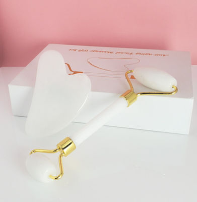 Jade Roller And Gua Sha Kit For Reducing Puffiness, rides, lignes fines