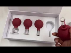 ensemble mettant en forme de tasse de 15/25/35/55mm avec l'ensemble blanc de massage d'ampoule