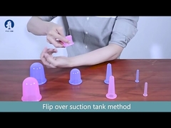 Paquet facial réutilisable d'OEM de couleurs de kit de ventouses de silicone d'absorption d'humidité différente