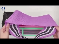 Bande de boucle de hanche de tissu d'OEM 76*8cm pour le yoga de musculation